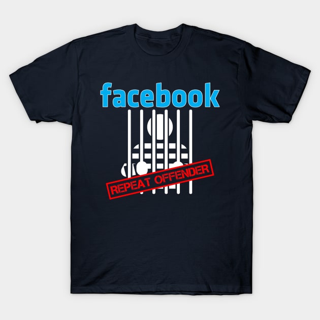 FB Jail T-Shirt by Wooly Bear Designs